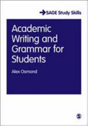 Academic writing and grammar for students /