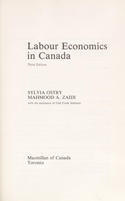 Labour economics in Canada /