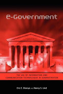 E-government : the use of information and communication technologies in administration /