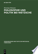 Philosophie und Politik bei Nietzsche /