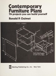 Contemporary furniture plans : 114 projects you can build yourself /