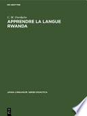 Apprendre la langue Rwanda /