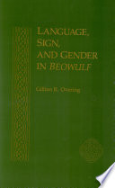 Language, sign, and gender in Beowulf /