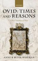 Ovid : times and reasons : a new translation of Fasti /