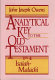 Analytical key to the Old Testament /