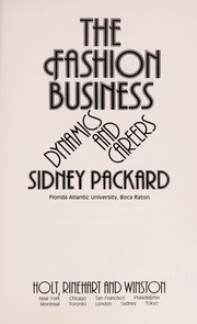 The fashion business : dynamics and careers /