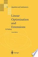 Linear optimization and extensions /