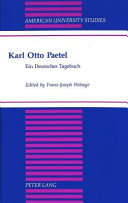 Karl Otto Paetel, ein deutsches Tagebuch /