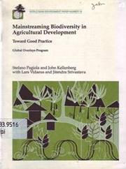 Mainstreaming biodiversity in agricultural development : toward good practice /