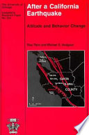 After a California earthquake : attitude and behavior change /