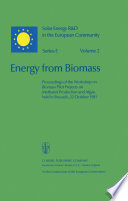 Energy from Biomass : Proceedings of the Workshop on Biomass Pilot Projects on Methanol Production and Algae, held in Brussels, 22 October 1981 /