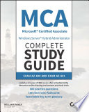 MCA Windows Server Hybrid Administrator Complete Study Guide with 400 Practice Test Questions Exam AZ-800 and Exam AZ-801 /