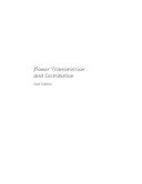 Power transmission and distribution /