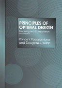 Principles of optimal design : modeling and computation /