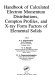 Handbook of calculated electron momentum distributions, compton profiles, and x-ray form factors of elemental solids /