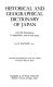 Historical and geographical dictionary of Japan /