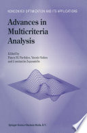 Advances in Multicriteria Analysis /