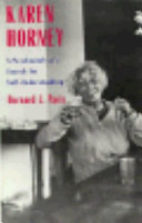 Karen Horney : a psychoanalyst's search for self-understanding /