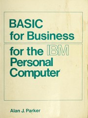 BASIC for business for the IBM personal computer /