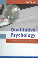 Qualitative psychology : introducing radical research /