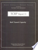 Rail transit capacity /