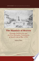 The mandate of heaven strategy, revolution, and the first European translation of Sunzi's Art of war (1772)