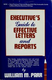 Executive's guide to effective letters and reports /