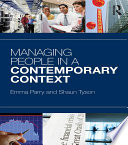 Managing people in a contemporary context /