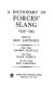 A dictionary of Forces' slang, 1939-1945 /