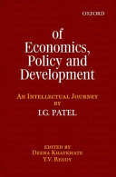 Of economics, policy, and development : an intellectual journey /