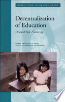 Decentralization of education : demand-side financing /