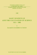 Mary Somerville and the cultivation of science, 1815-1840 /