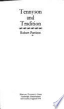 Tennyson and tradition /