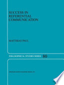 Success in referential communication /