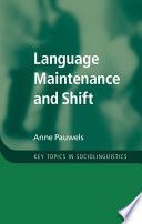 Language maintenance and shift /