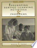 Evaluating service learning activities and programs /