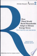 How third world rural households adapt to dietary energy stress : the evidence and the issues /