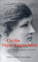 Cecilia Payne-Gaposchkin : an autobiography and other recollections /