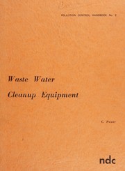 Waste water cleanup equipment, 1971 /