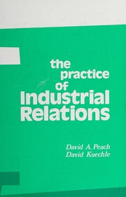 The practice of industrial relations /