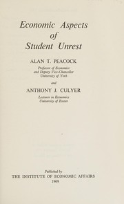 Economic aspects of student unrest /