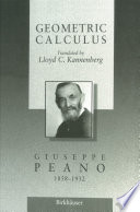 Geometric calculus : according to the Ausdehnungslehre of H. Grassmann /