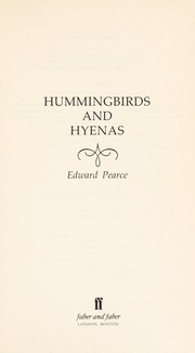 Hummingbirds and hyenas /