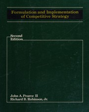 Formulation and implementation of competitive strategy /