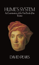 Hume's system : an examination of the first book of his Treatise /