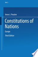 Constitutions of Nations.
