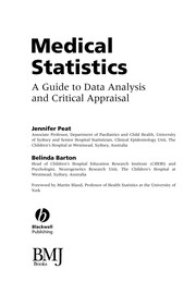 Medical statistics : a guide to data analysis and critical appraisal /