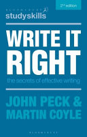 Write it right : the secrets of effective writing /