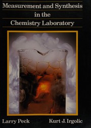 Measurements and syntheses in the chemistry laboratory /