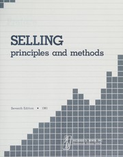 Selling, principles and methods /